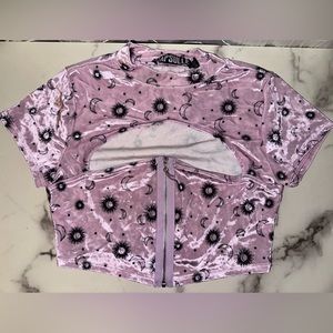 Capsulle sun and moon crop top